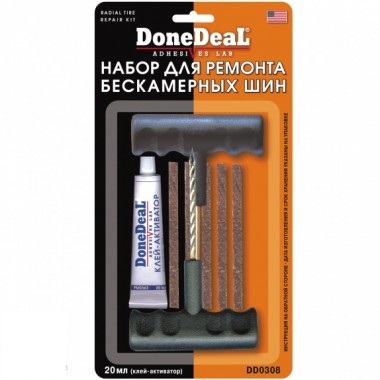 Набор для ремонта бескамерных шин DoneDeal DD0308